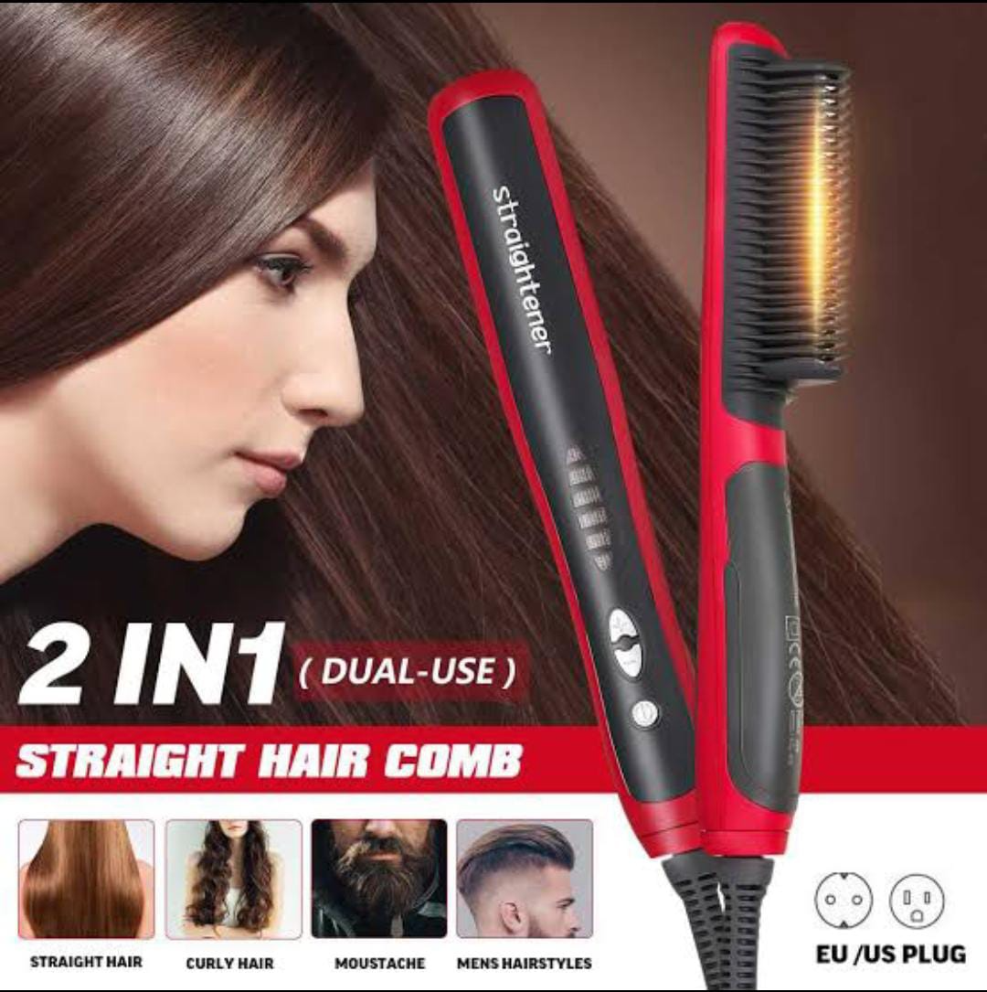 Electric 2 In 1 Hair Straightener