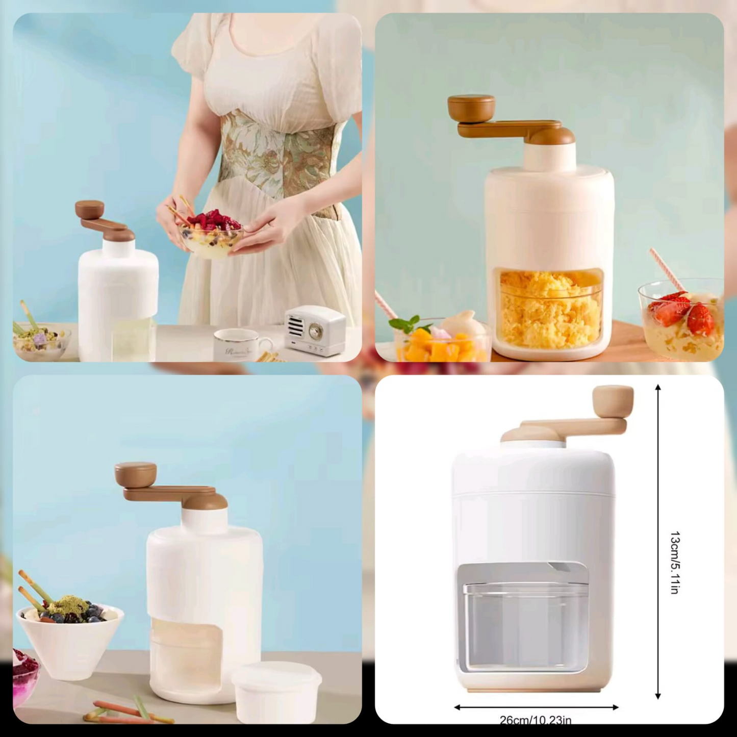 Ice Snow Manual Ice Crusher Machine