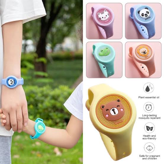 Kids Mosquito repellent bracelet children flash anti-mosquito watch summer plant anti-mosquito bite