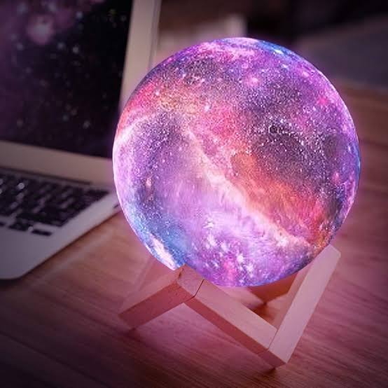 Premium 15cm 3D Moon Lamp USB LED 3 Colors Changing Night Light Table Desk Lamp Home Decor