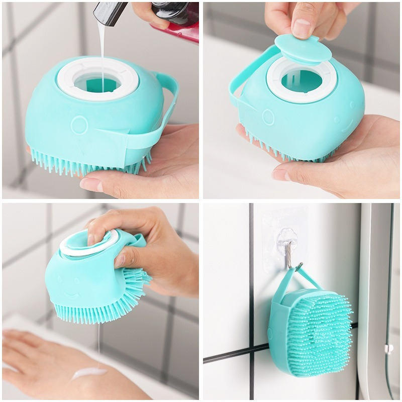 Baby Bath Brush. Slicon Bath Brush. Mini Cleaning Brush.