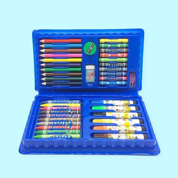 42 Pcs Multi colour with Button Box For Kids