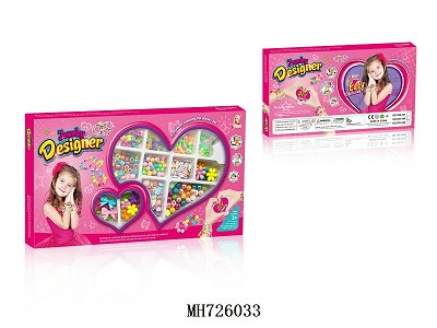 Jewelry Designer Deluxe Bead Jewelry Accessories Toy Fashion Girl Gift Children