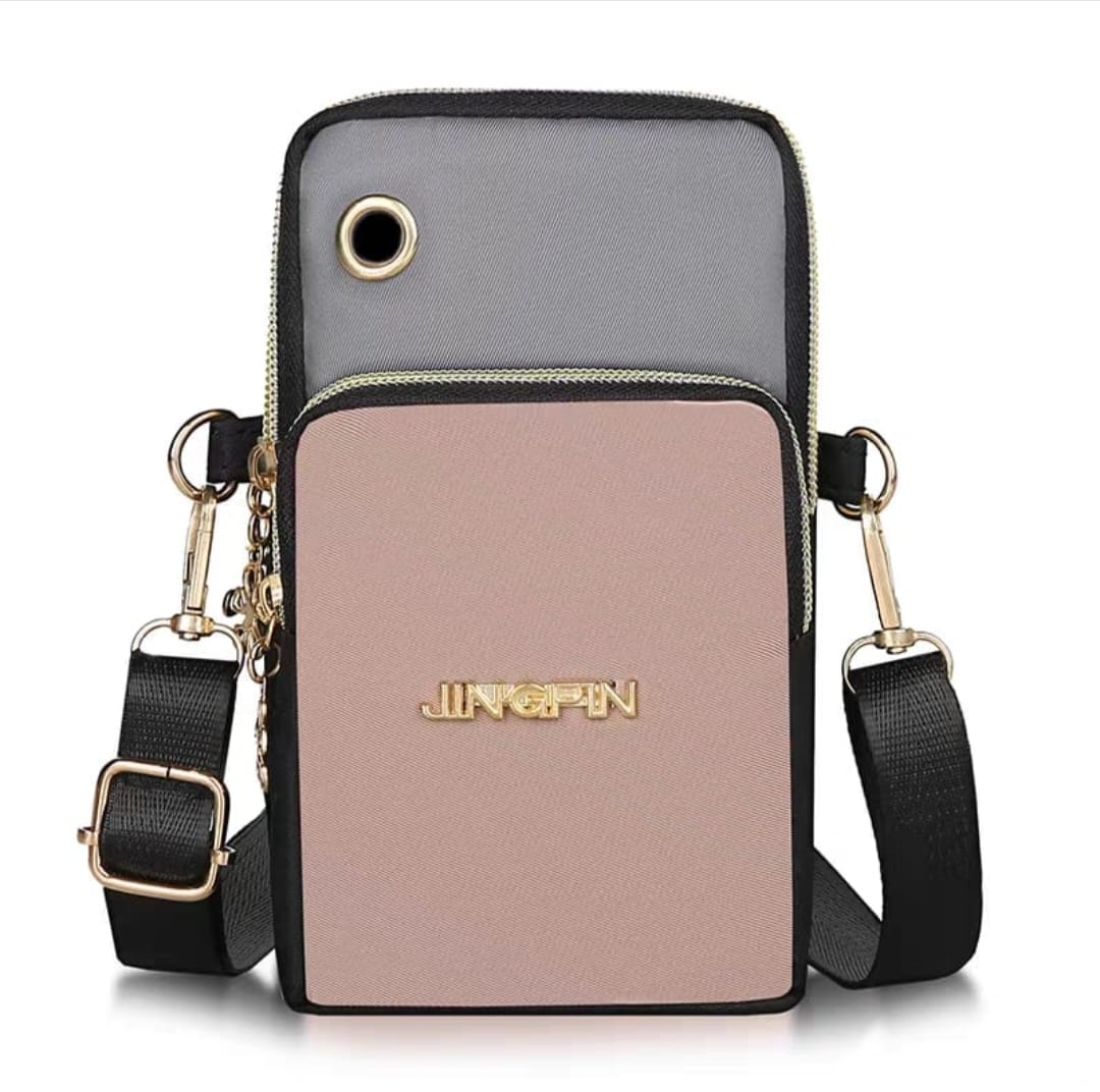 New Arrival Crobody Phone Wallet For Women Solid Color Waterproof Handbag Multi Zipper Bag Multi Zipper Hand Bag