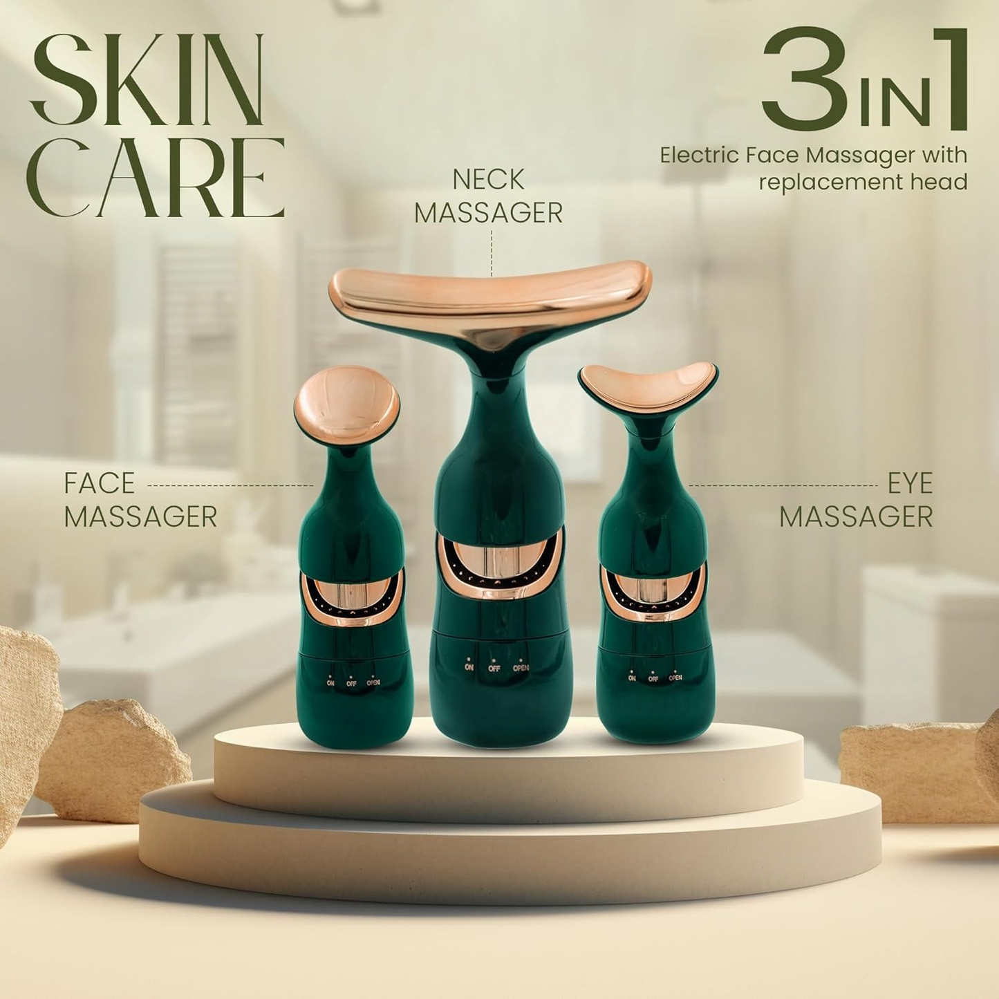 Multi-Functional Beauty Devices Anti Wrinkle Neck Facial Eye Lifting Massage Induction Skin Rejuvenation Skin Tightening Machine