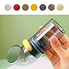 0.5 Gram Measurement Click Spice Bottle,  (3pcs With Stand Set)