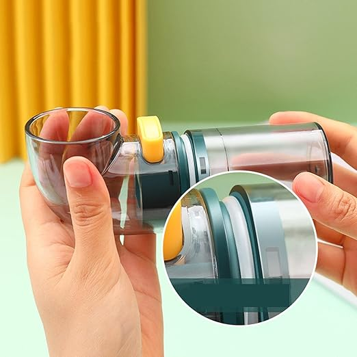 0.5 Gram Measurement Click Spice Bottle,  (3pcs With Stand Set)