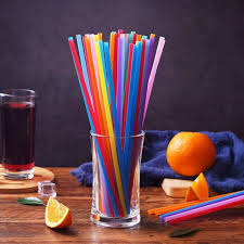 40 Pcs Drinking Straw For Kids , Birthday Party Flexible Straws - Multicolor