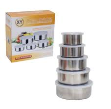 5 Pcs Multifunctional Stainless Steel Protect Fresh Box