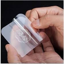 NAIL FREE HOOKS Self Adhesive Strong Hook Hanger Transparent Wall Hook Door Wall Hanger Hook Picture Hanger Wall Screw Sticker