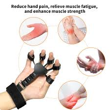 New Finger Gripper for Veins, 3 Gears Adjustable Silicone Finger Exercise Equipment For Finger Grip & Exercise, Finger Stretcher Trainer Stress Relief Improve Finger Dexterity
