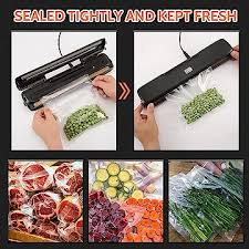HMT Vacuum Sealer, Food Sealer for Food Preservation, Automatic Bags Mouth Sealing Machine