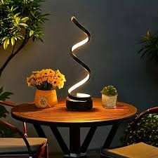 Spiral LED Light with 3 Adjustable Colors