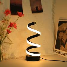 Spiral LED Light with 3 Adjustable Colors