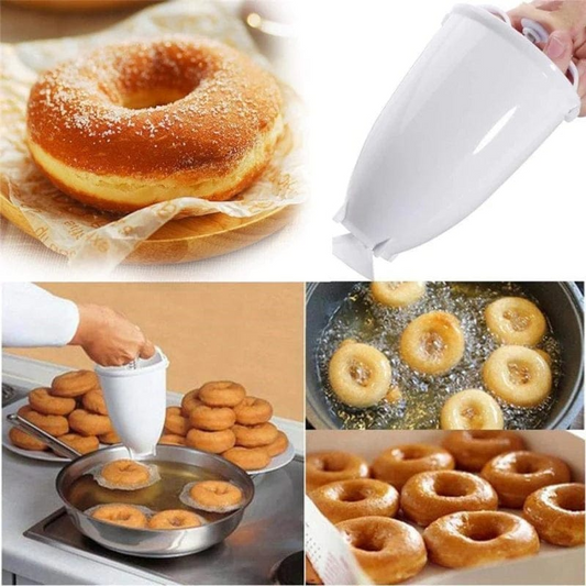 Easy Fast Portable Donut Maker, Plastic Donut Maker Mold Machine Doughnut Maker Dispenser