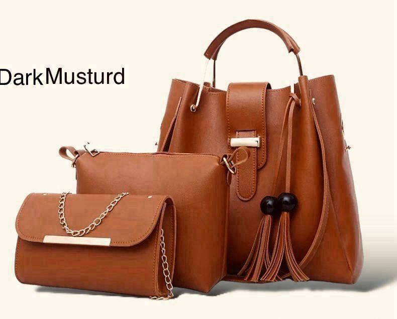 Imported Luxury 3 Piece Bag Set Women’s Cross Body & Shoulded Bag Hand Bag Ladies Purse Ladies Bag