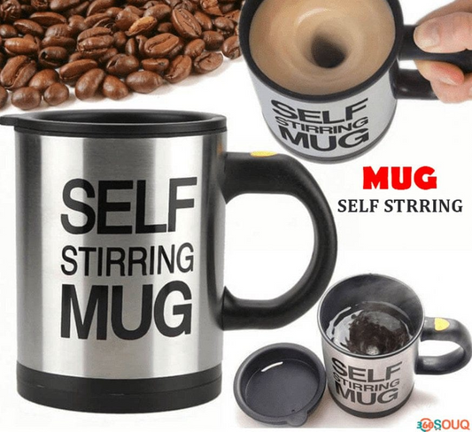 Self Stiring Coffee Mug Stainless Steel Mugs Automatic Electric Mugs for Stir Coffee Milk Mixing Juice Drink