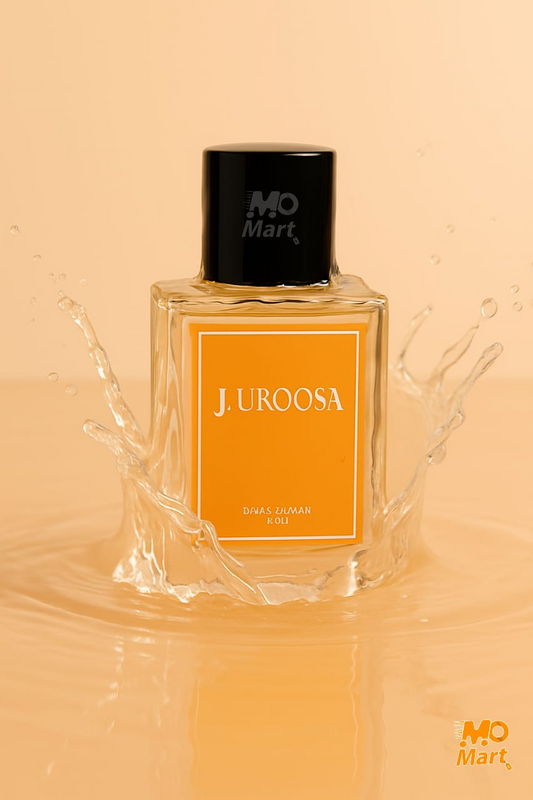 J. Uroosa Perfume   * Qty 30ml * Lasting upto 8 to 10 Hours * This Perfume Made of High Quality  * Crystal Spray bottle * The Most Popular Scent * Best for her