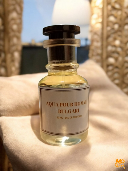 Aqua Pour Homme Bulgari Perfume  * Qty 30ml * Lasting 8 to 10 Hours