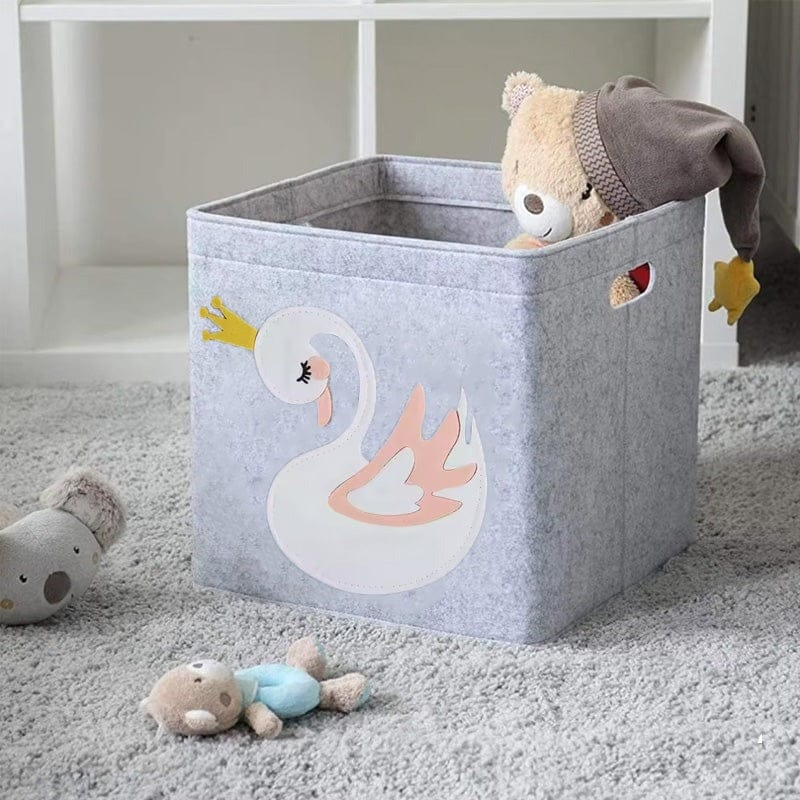 Felt Storage Box - Cube Toys Organizer