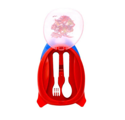 Household Lunchbox For Kids & Students Cartoon Character Lunchbox with Spoon & Fork