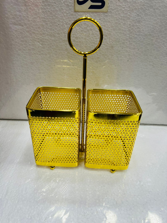 GOLDEN SPOON HOLDER (UTENSILS RACK)