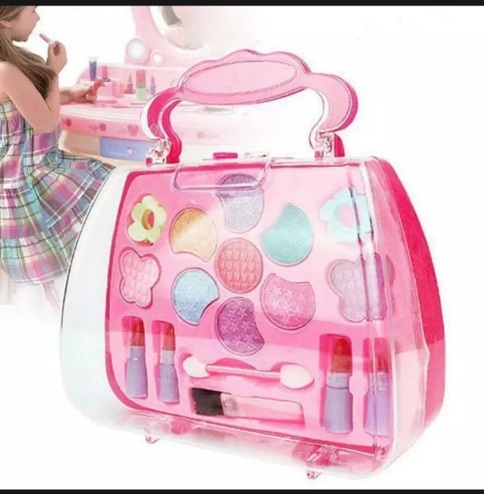 Beauty Briefcase Pretend Play Cosmetic Makeup Set For Girls