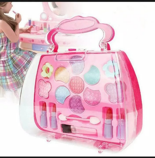 Beauty Briefcase Pretend Play Cosmetic Makeup Set For Girls