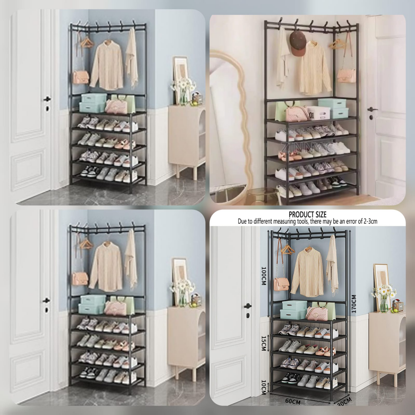 Multifunctional Coat & Shoes Rack