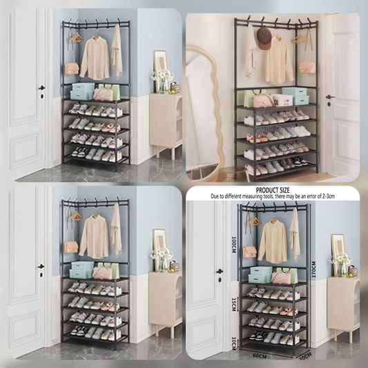 Multifunctional Coat & Shoes Rack