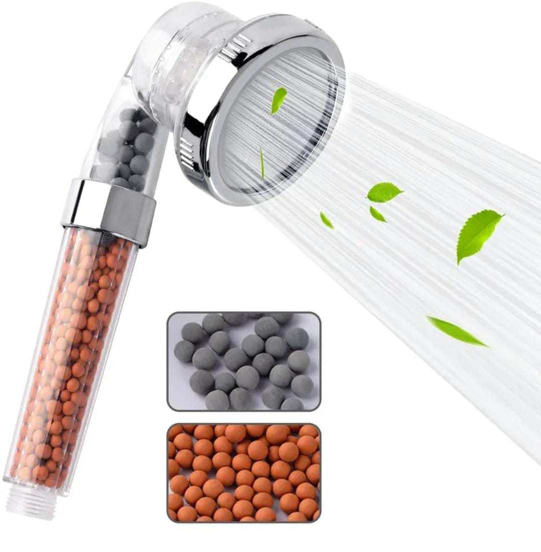 WAQS High Pressure Shower Head with Filtration System, 360 Degrees Rotating Water Saving Filtered Shower Head Handheld for Spa Experience and Dry Skin & Hair Therapy