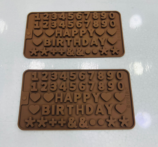 Chocolate Mold Happy birthday Chocolate Mold Happy birthday