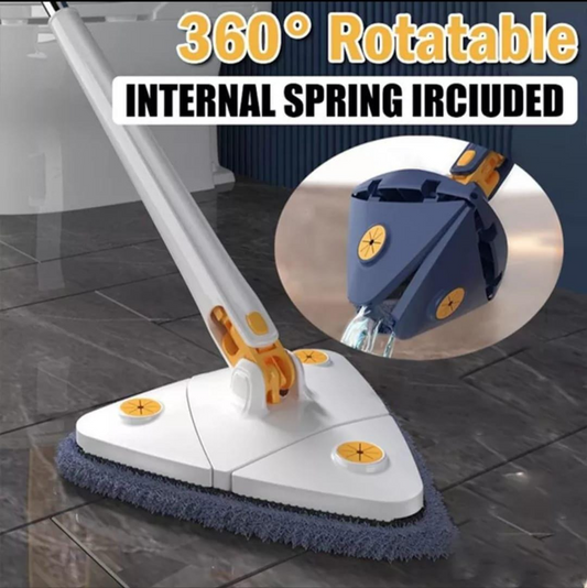 Triangle Twister Mop 360° Rotating Mop Triangular mop head easy cleaning Automatically twisting water