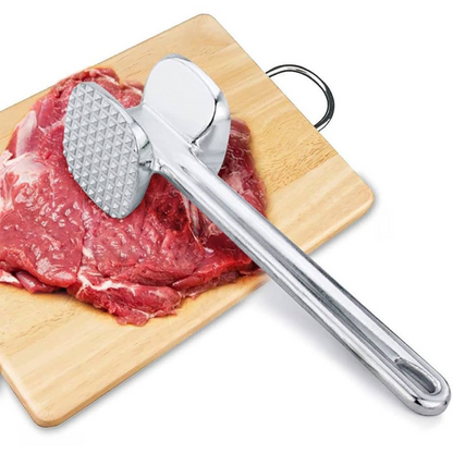 Meat Humber - Portable Stainless Steel Kitchen Supplies Household Tensioner Meat Tenderizer Hammer Meat Mallet Tool