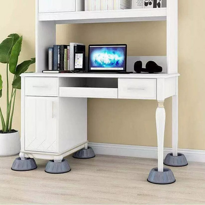 Shock Pad 4 Pcs Noise Cancelling Washing Machine Support, Washer And Dryer Anti-vibration Pads, Slip Anti Vibration And Noise Reducing Rubber Washing Machine Feet Pads - KA