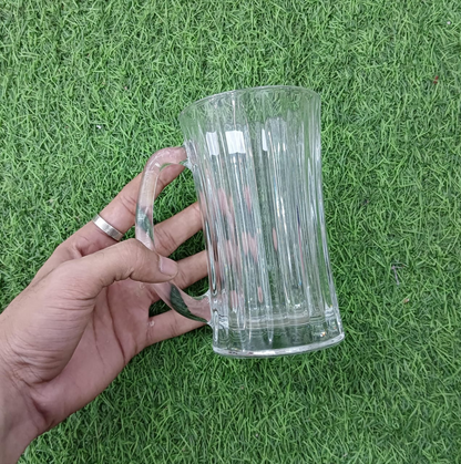 1pc Delisoga Classic Design Glass Mug 320ml