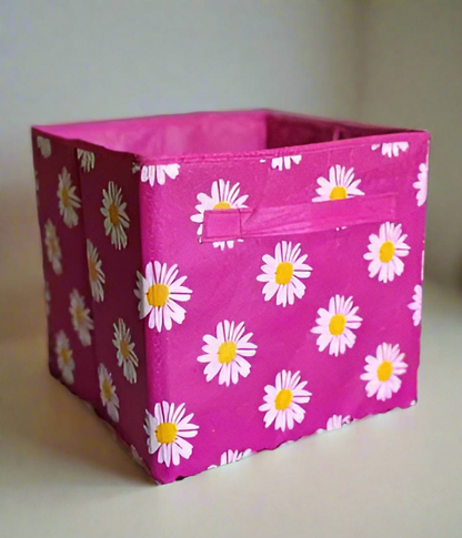 Foldable Cube Storage Box Size : 24cm X 23cm X 22cm