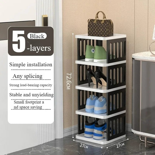 Multi-Functional Rack Versatile Stackable Organizer for Shoes, Kitchen rack, Bedroom corner racks 2,3,4,5 layer shoe rack multifunctional book rack accessories Rack