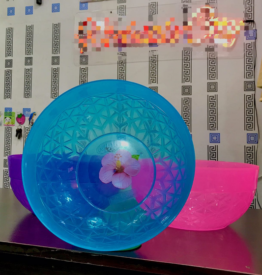 Multipurpose Kitchen Beautiful Design Bowl  Random Colors