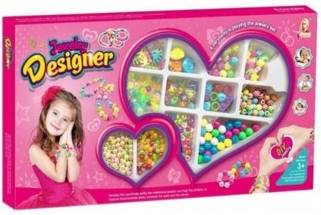 Jewelry Designer Deluxe Bead Jewelry Accessories Toy Fashion Girl Gift Children