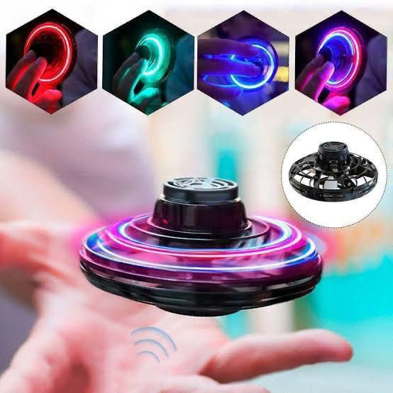 Rechargeable Flying Fidget Spinner with Box (Mix/Random colour)