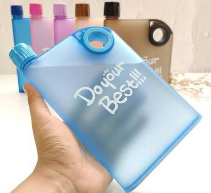Portable Ultra Slim and Trim Notebook Stylish Water Bottle