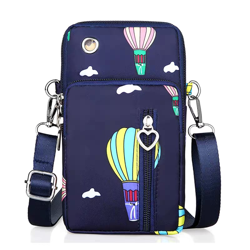 New Arrival Crobody Phone Wallet For Women Solid Color Waterproof Handbag Multi Zipper Bag Multi Zipper Hand Bag