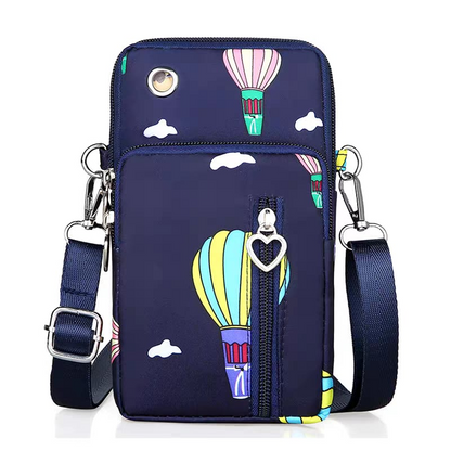 New Arrival Crobody Phone Wallet For Women Solid Color Waterproof Handbag Multi Zipper Bag Multi Zipper Hand Bag