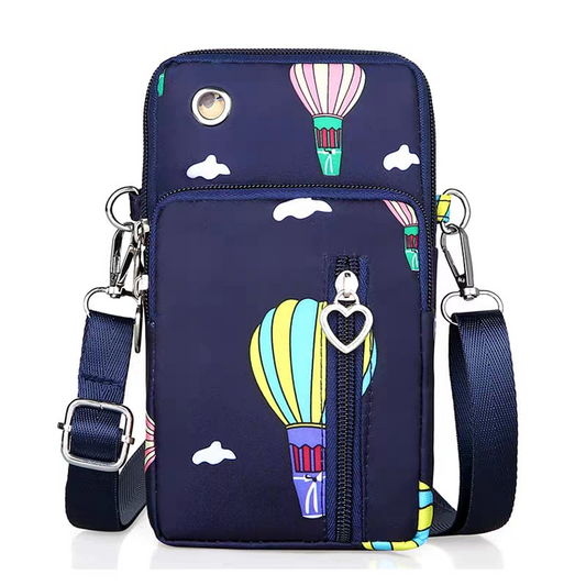 New Arrival Crobody Phone Wallet For Women Solid Color Waterproof Handbag Multi Zipper Bag Multi Zipper Hand Bag