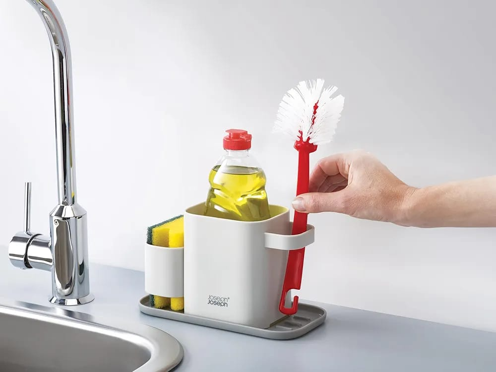 Perfect Compact Sink Organizer with Sponge Holder