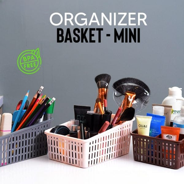 Plastic Basket for Kitchen- Cabinet Organizer - Mini Size.