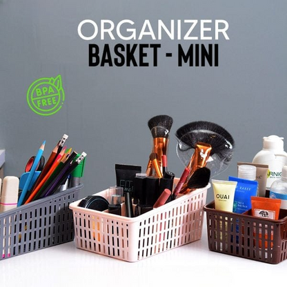 Plastic Basket for Kitchen- Cabinet Organizer - Mini Size.