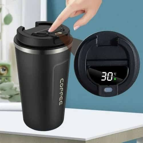 Thermal coffee mug | 380 ml Travel mug | Portable and Leak-proof thermos