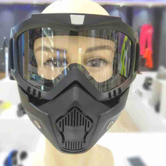 Motorcycle Goggles Face Mask Dirt Bike Motocross Off-Road MX ATV Eyewear Glasses